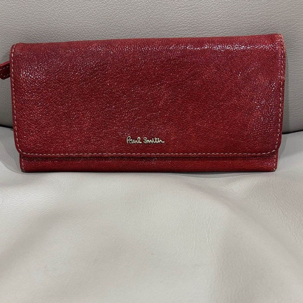 Paul Smith Deep Red Women's Leather Wallet